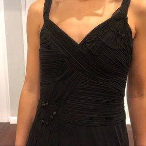 BCBG Long Black Maxi Sleeveless Dress